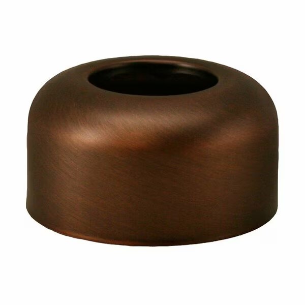 Old World Bronze Escutcheon 1-1/2 in. Tubular Box Pattern 3 in. OD, Jones Stephens, Mfr#: E0415WB